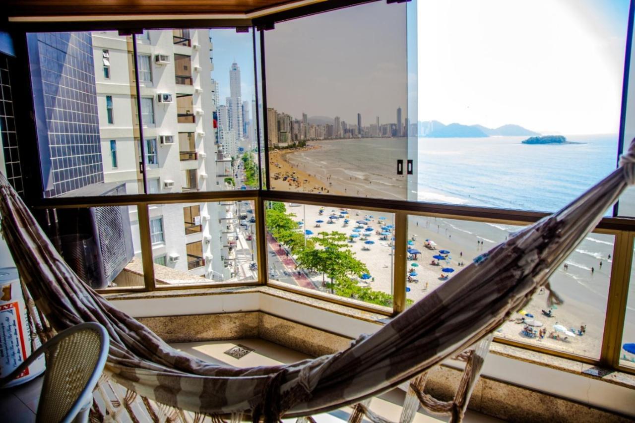 Apto Frente Mar Bal Camboriu Pe Na Areia Fantastica E Encantadora Vista Mar Balneário Camboriú Esterno foto